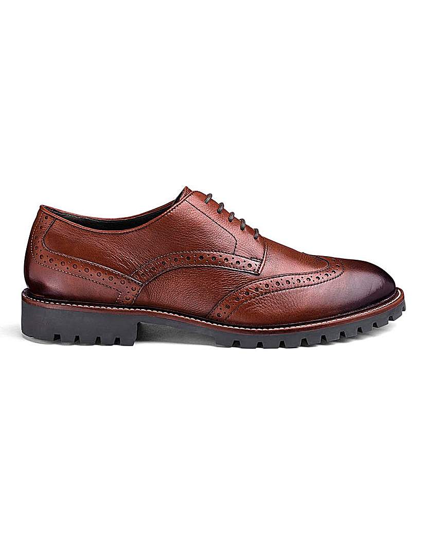 Men's Leather Brogues Extra Wide Fit