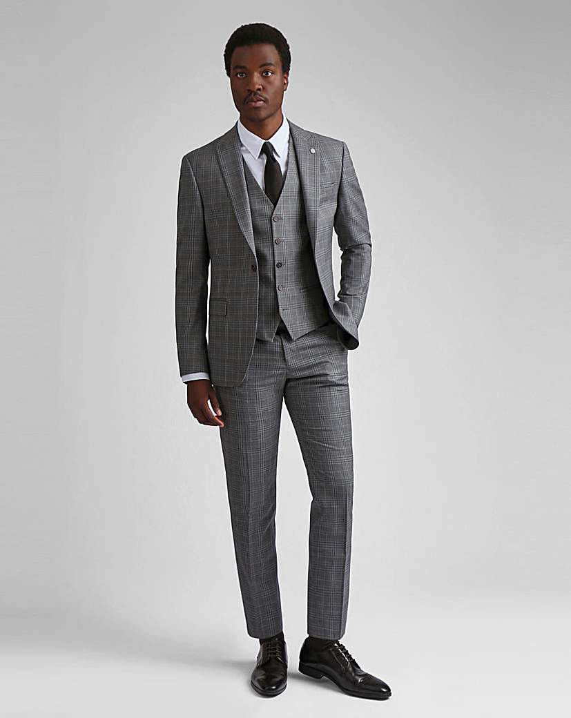 Ted Baker Slim Fit Check Trouser