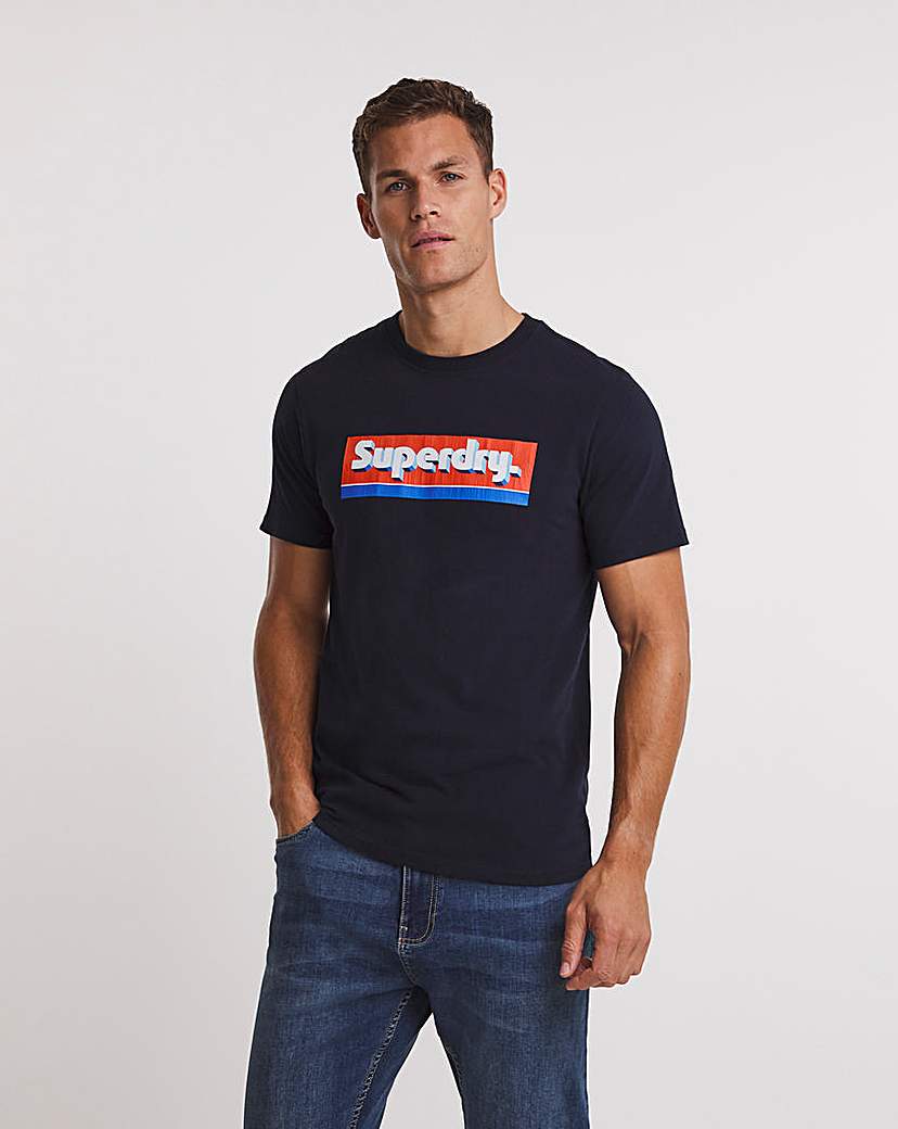 Superdry Navy Vintage Trade Tab T-Shirt