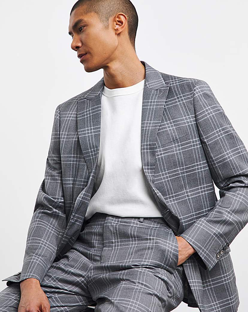 Joe Browns Grey Check Suit Jacket