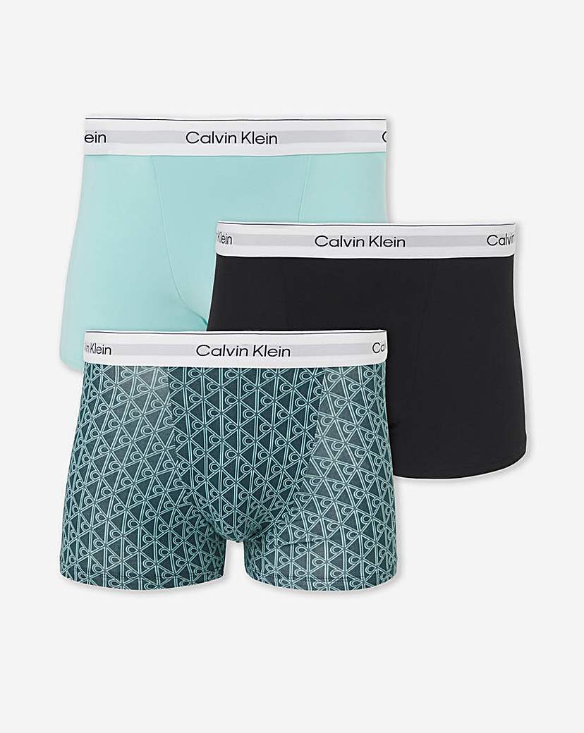 Calvin Klein 3 Pack Trunk - Print Multi