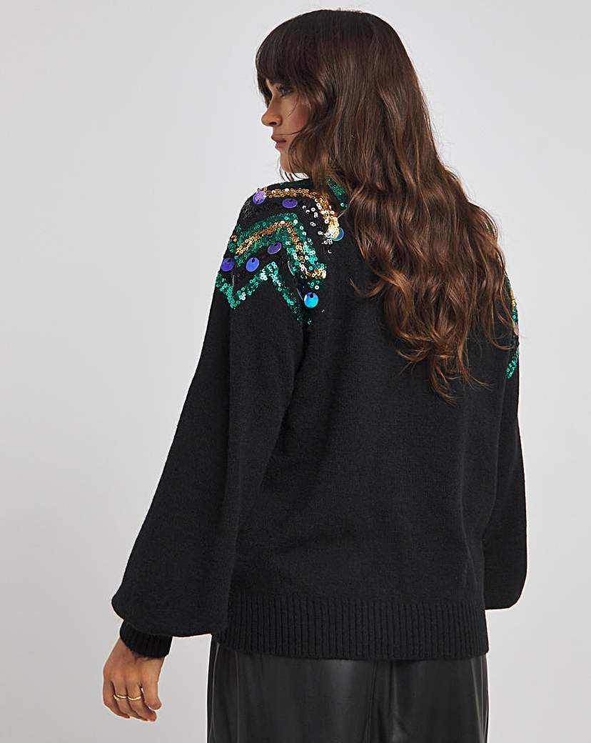 Lovedrobe Sequin Jumper