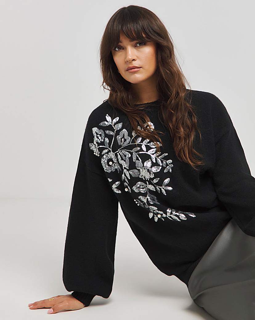 Lovedrobe Sequin Applique Jumper