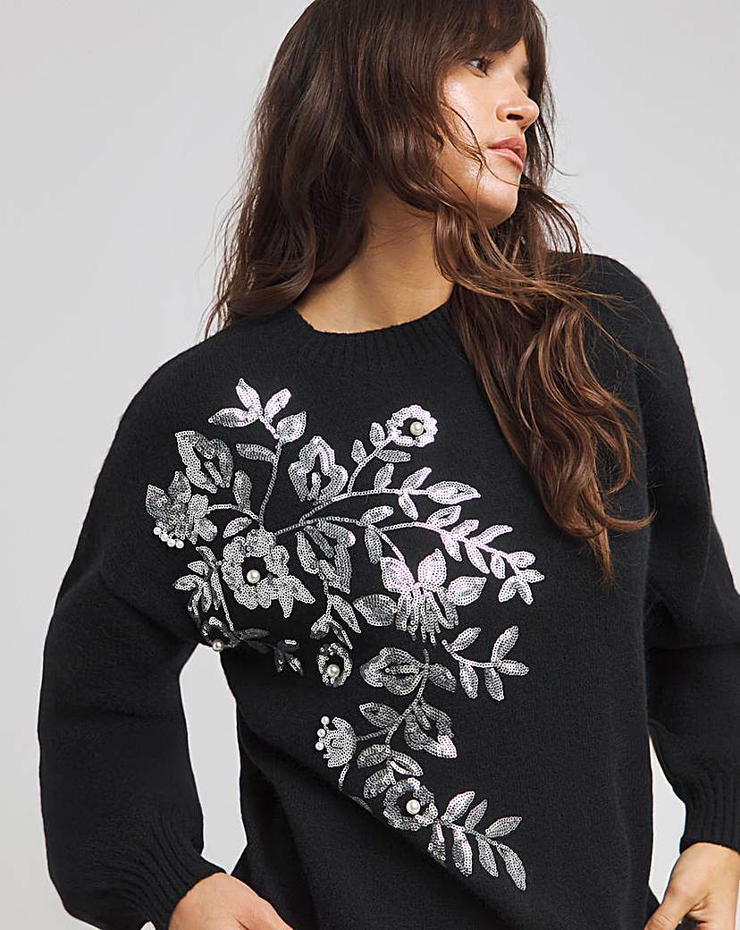 Lovedrobe Sequin Applique Jumper