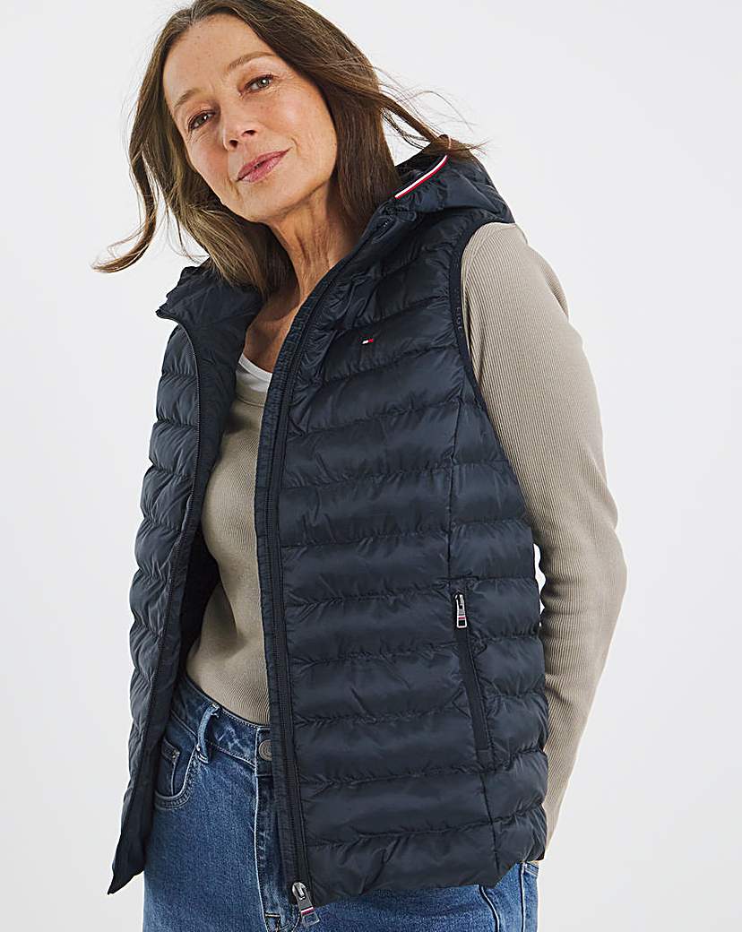 Tommy Hilfiger Padded Gilet Navy Tommy Hilfiger …