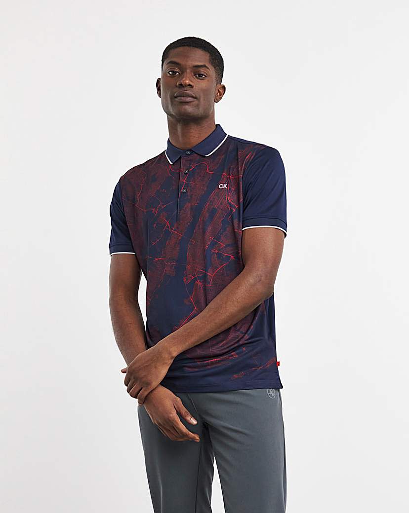 Calvin Klein Golf NYC Print Polo