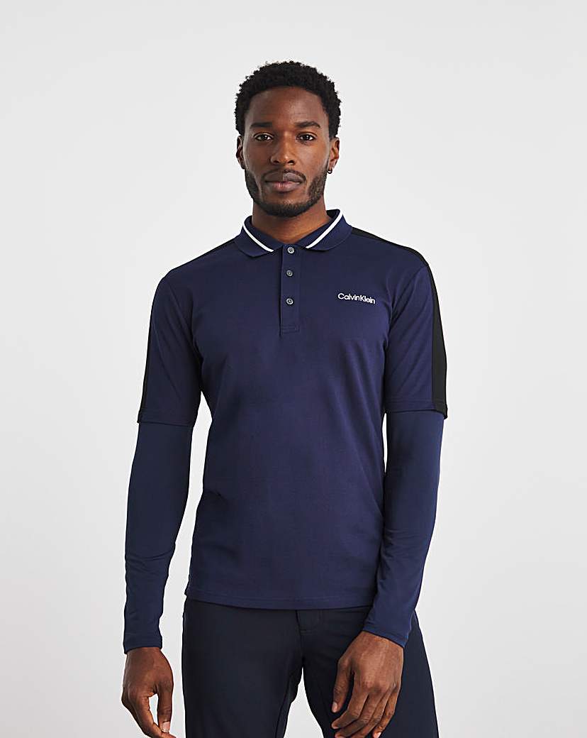 Calvin Klein Golf Evans Hybrid LS Polo