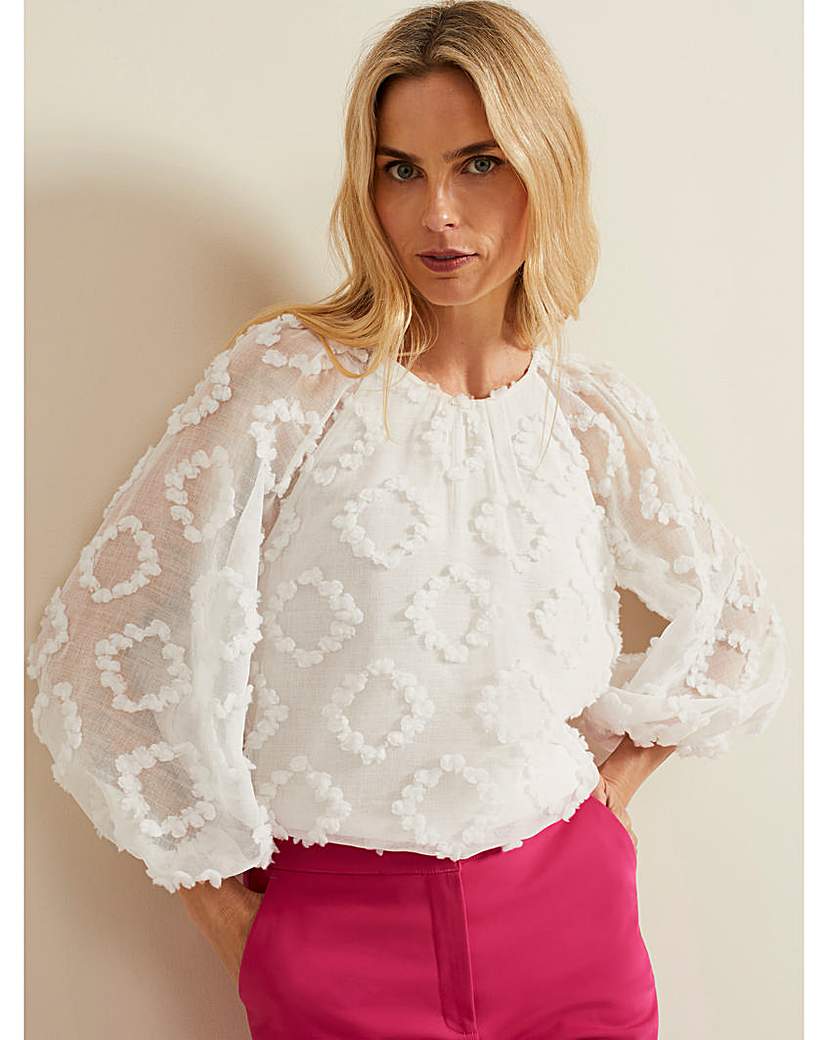 Phase Eight Shayla Textured Blouse