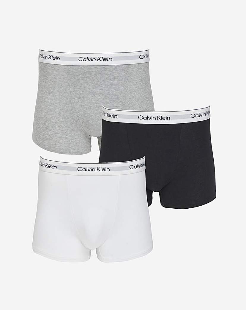 New In - Calvin Klein 3 Pack Icon Stretch Trunk