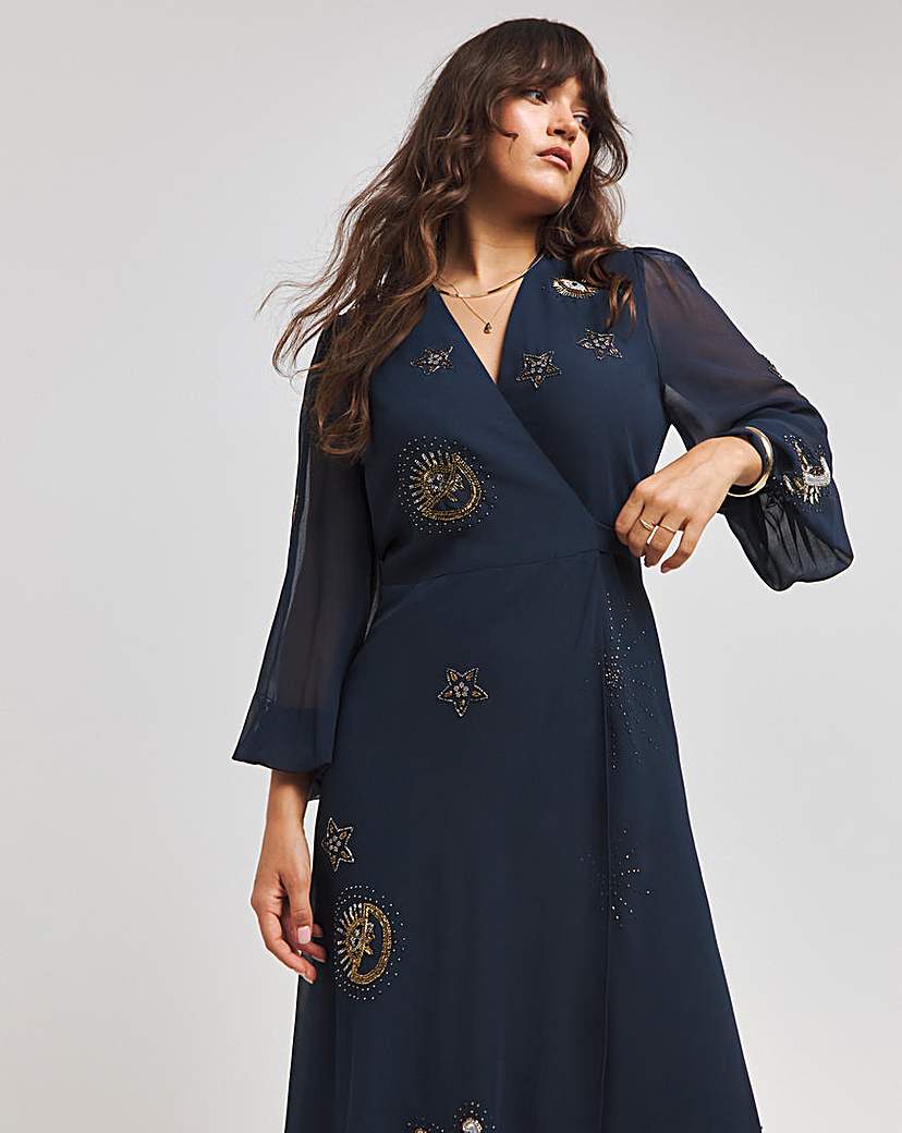 Hope & Ivy Kai Wrap Dress