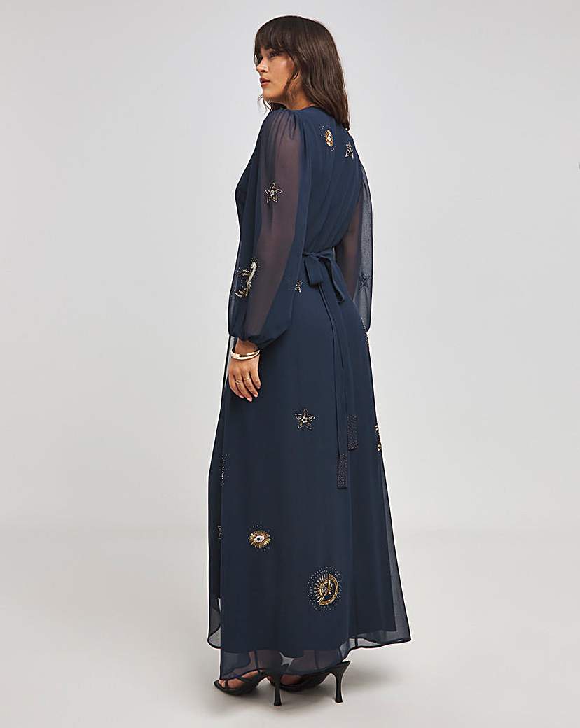 Hope & Ivy Kai Wrap Dress