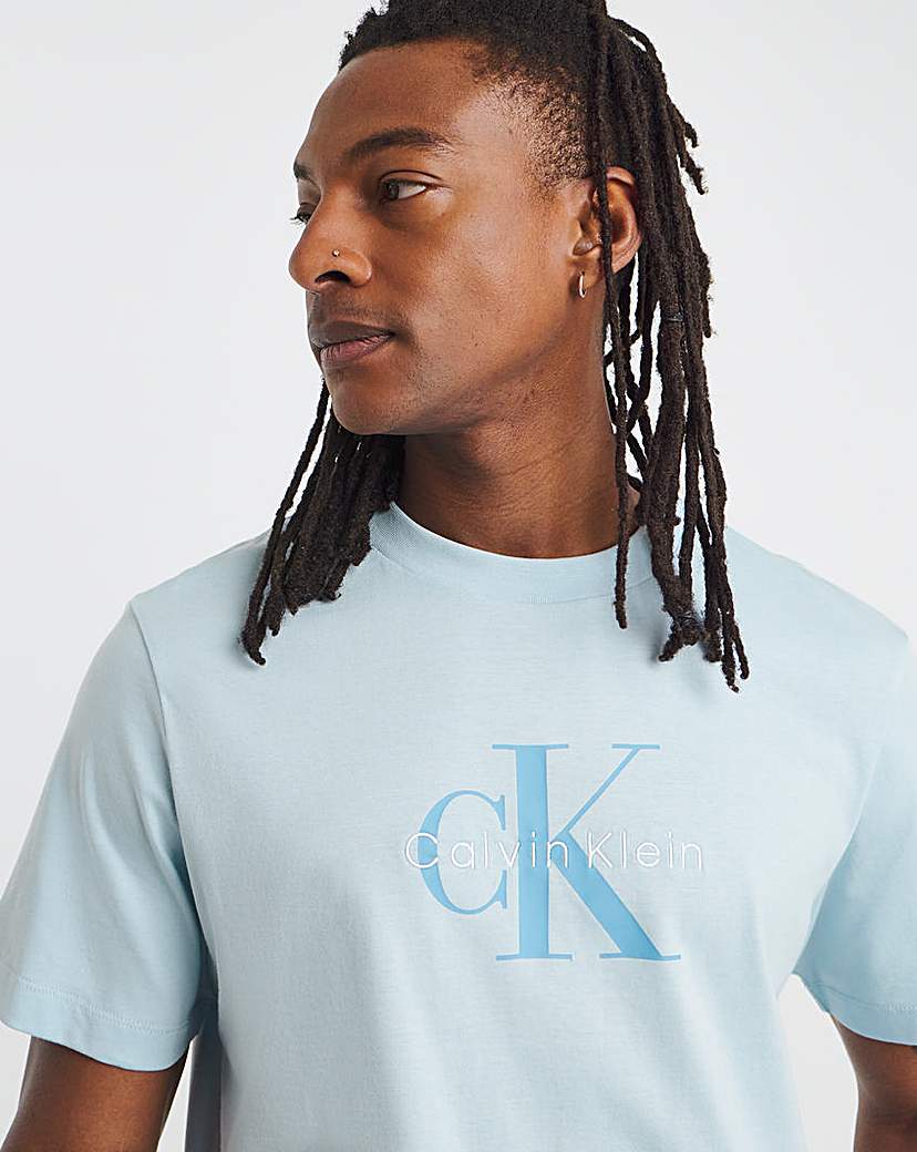 Calvin Klein - T-Shirt - Men's - M - Light Blue