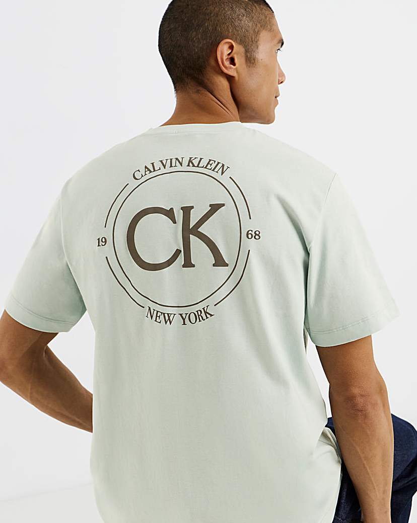 Calvin Klein - Men's T-Shirt - 2XL - Pale Green