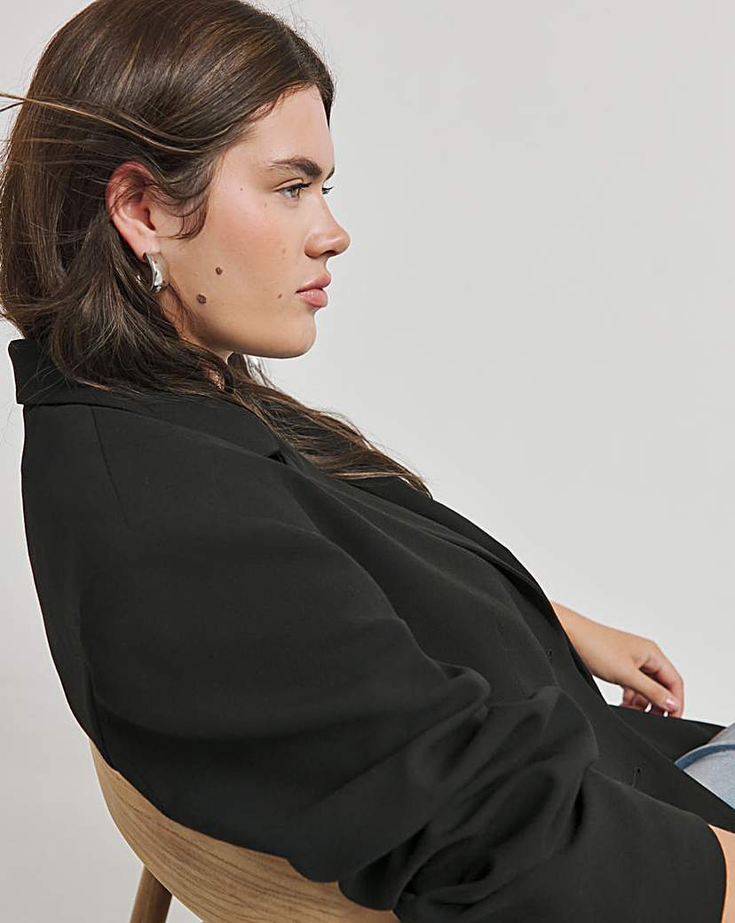 TALA Black Oversized Boxy Blazer