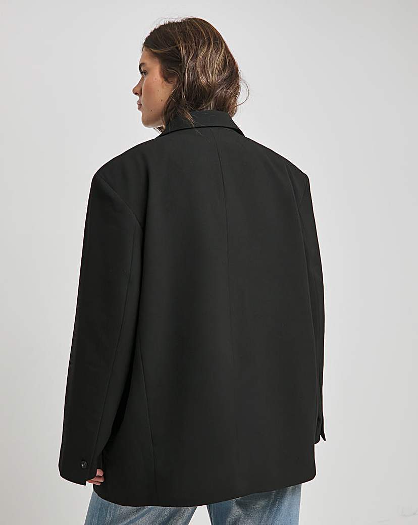 TALA Black Oversized Boxy Blazer