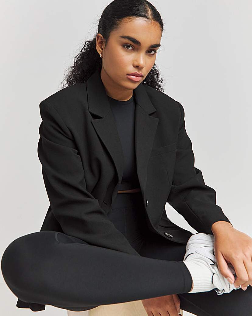 TALA Black Oversized Boxy Blazer