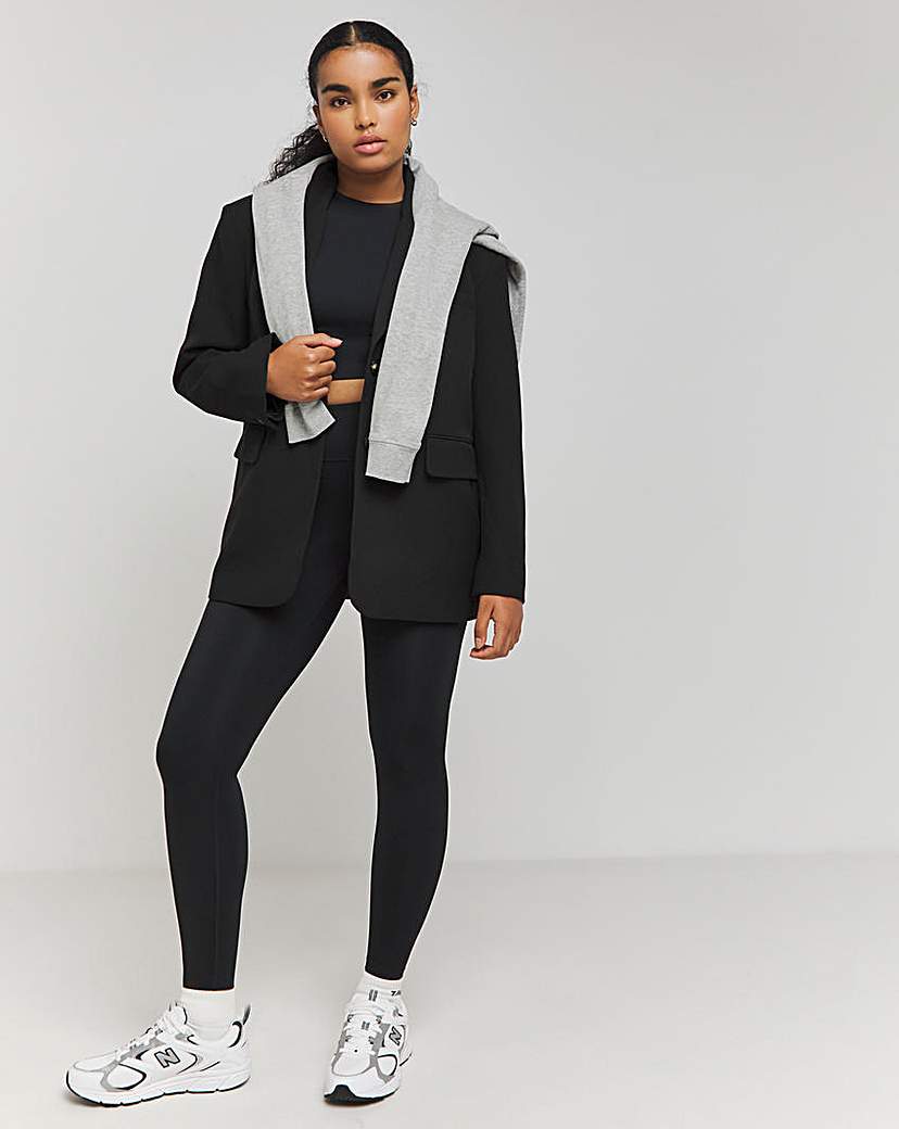 TALA Black Oversized Boxy Blazer