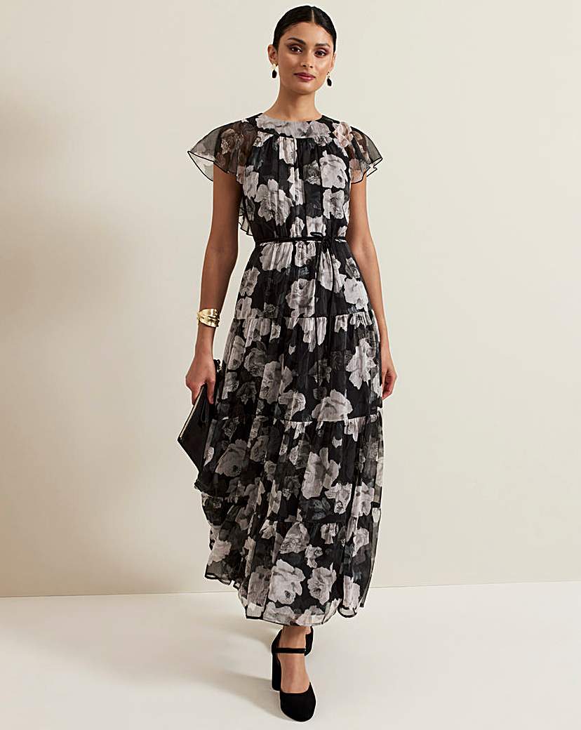 Phase Eight Floral Print Midaxi Dress