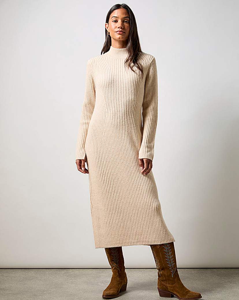 Ro&Zo Oatmeal Jumper Dress