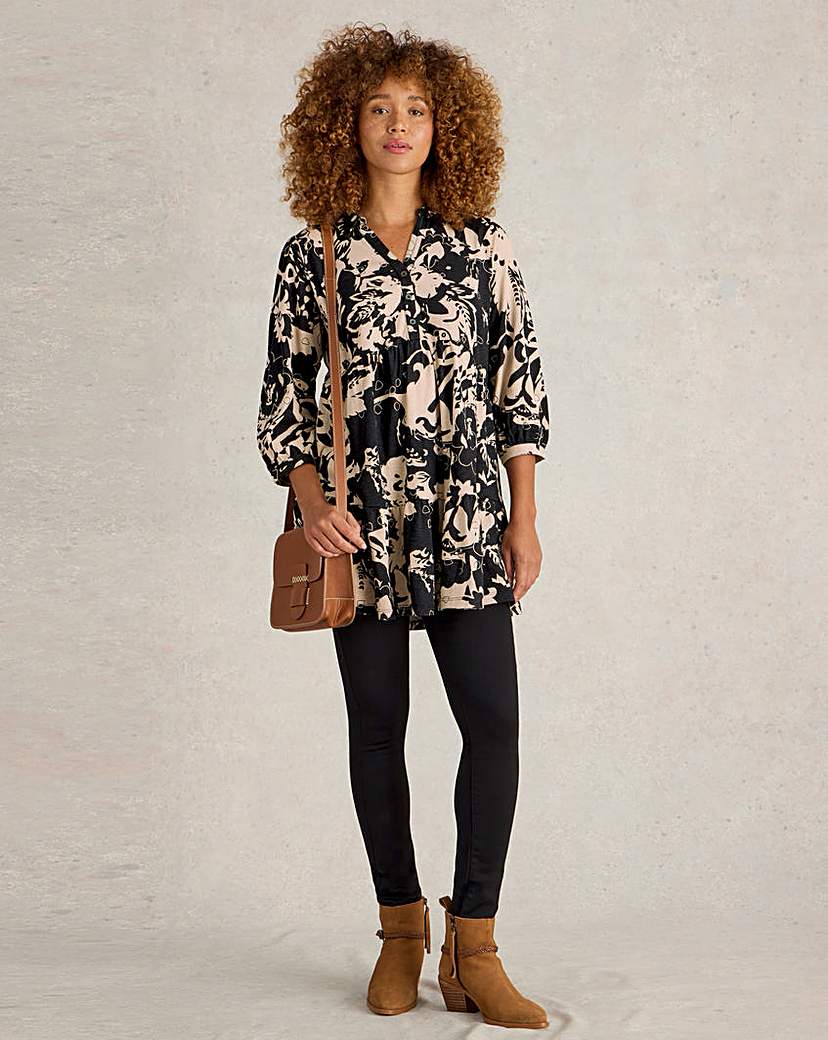 White Stuff Nela Printed Shirt Tunic