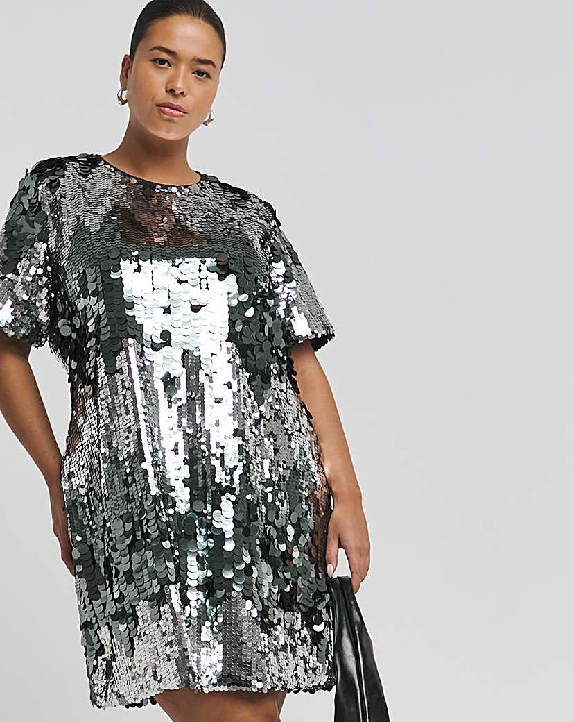Lovedrobe Sequin Swing Dress