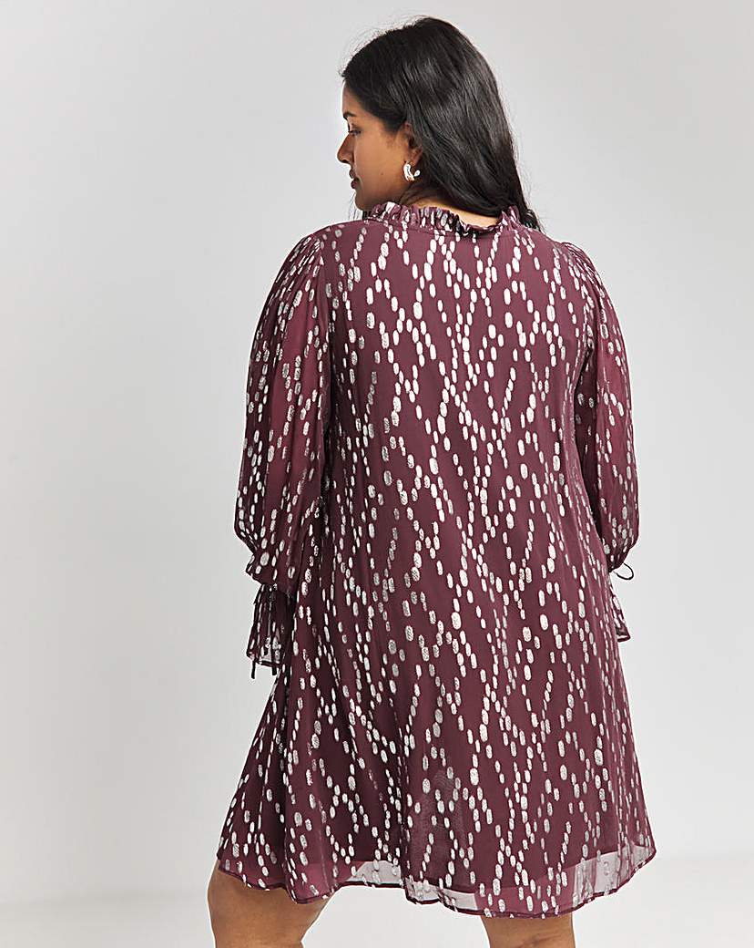Lovedrobe Purple Swing Dress