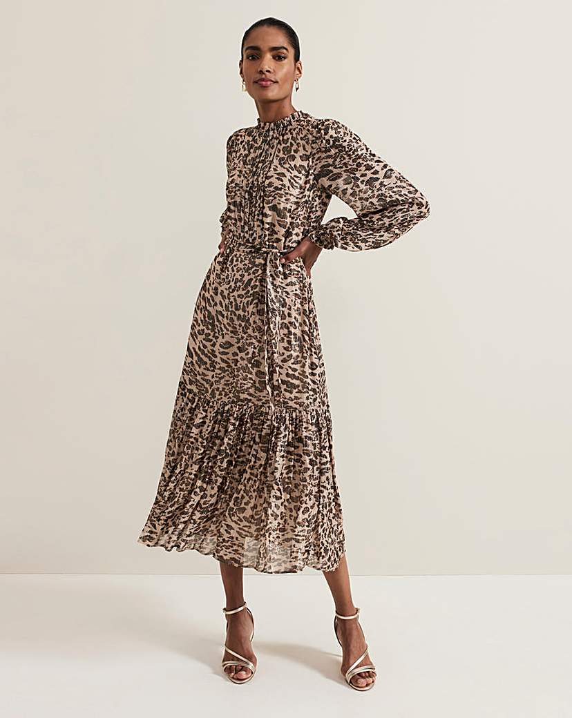 Phase Eight Print Midi Dress