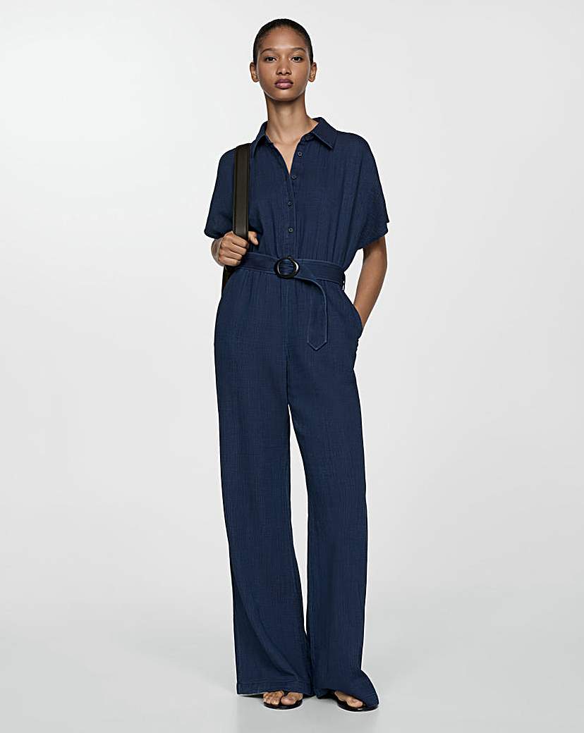 Mango Belted Jumpsuit