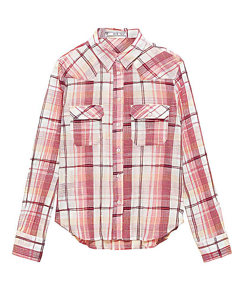 Mango Check Shirt With Pockets