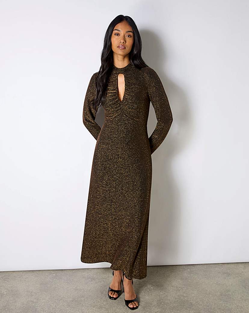 New In - Ro&Zo Zara Gold Sparkle Dress