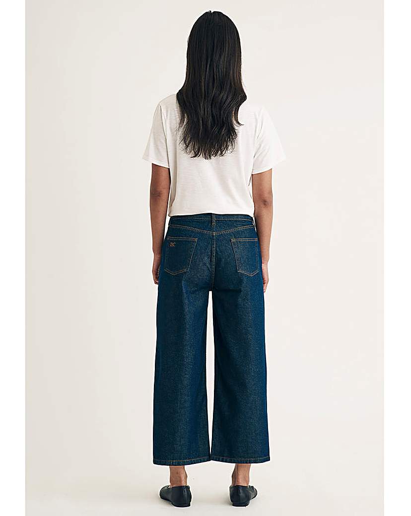Nobody's Child Cropped Wide Leg Jean