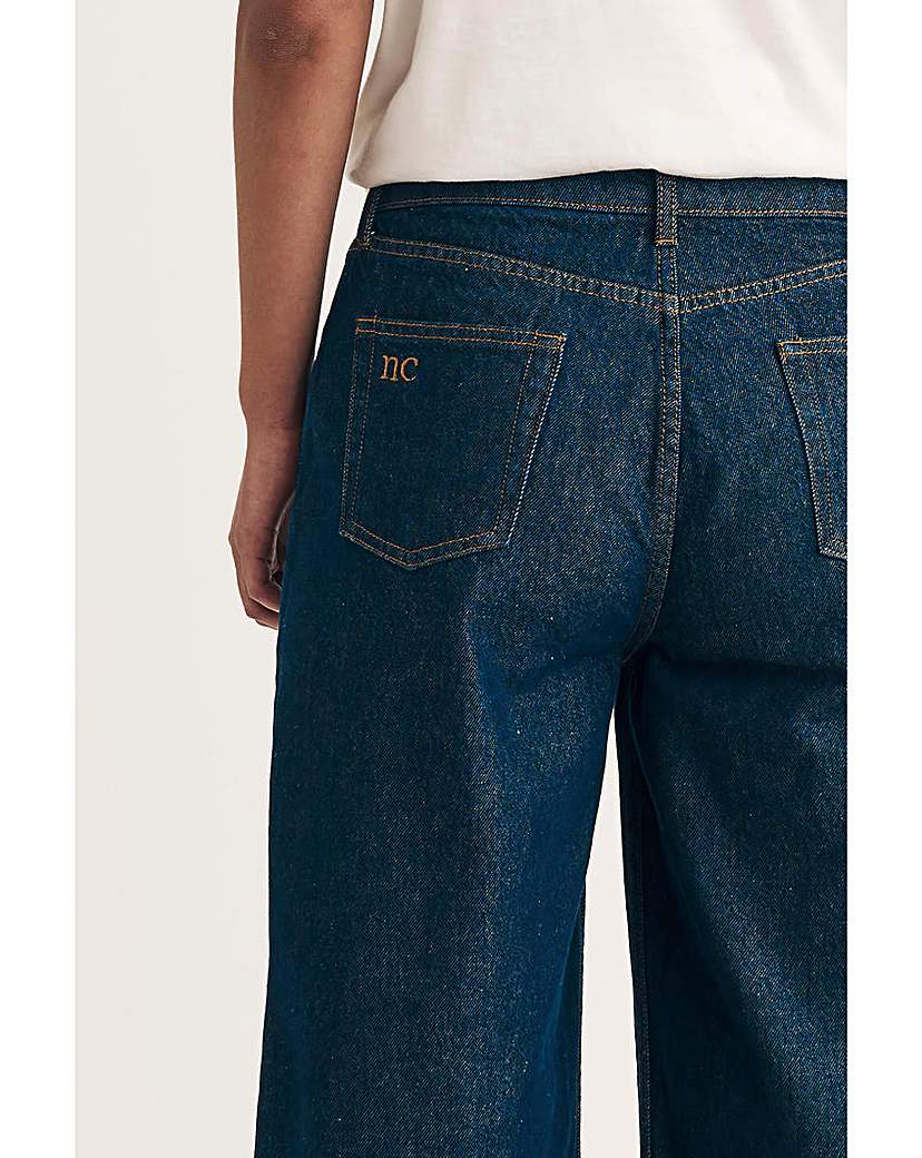 Nobody's Child Cropped Wide Leg Jean