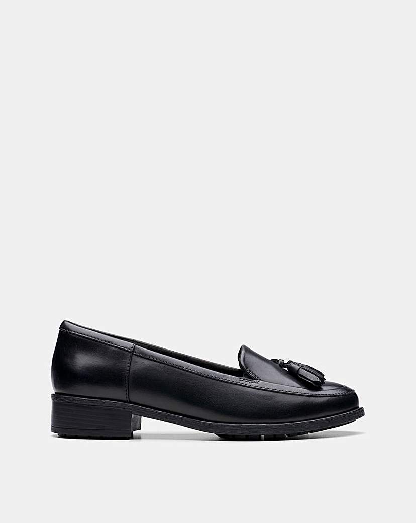 New In - Clarks Havisham Leather Tassel Loafer