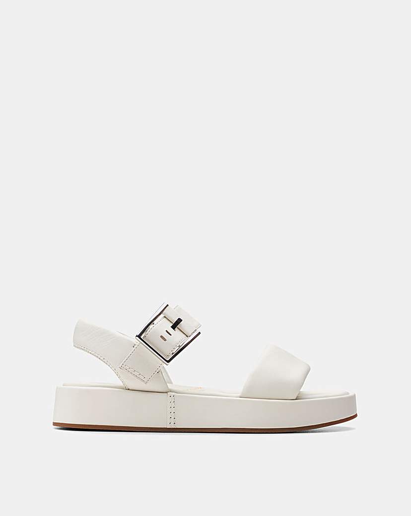 Clarks Alda Strap Leather Sandal D Fit