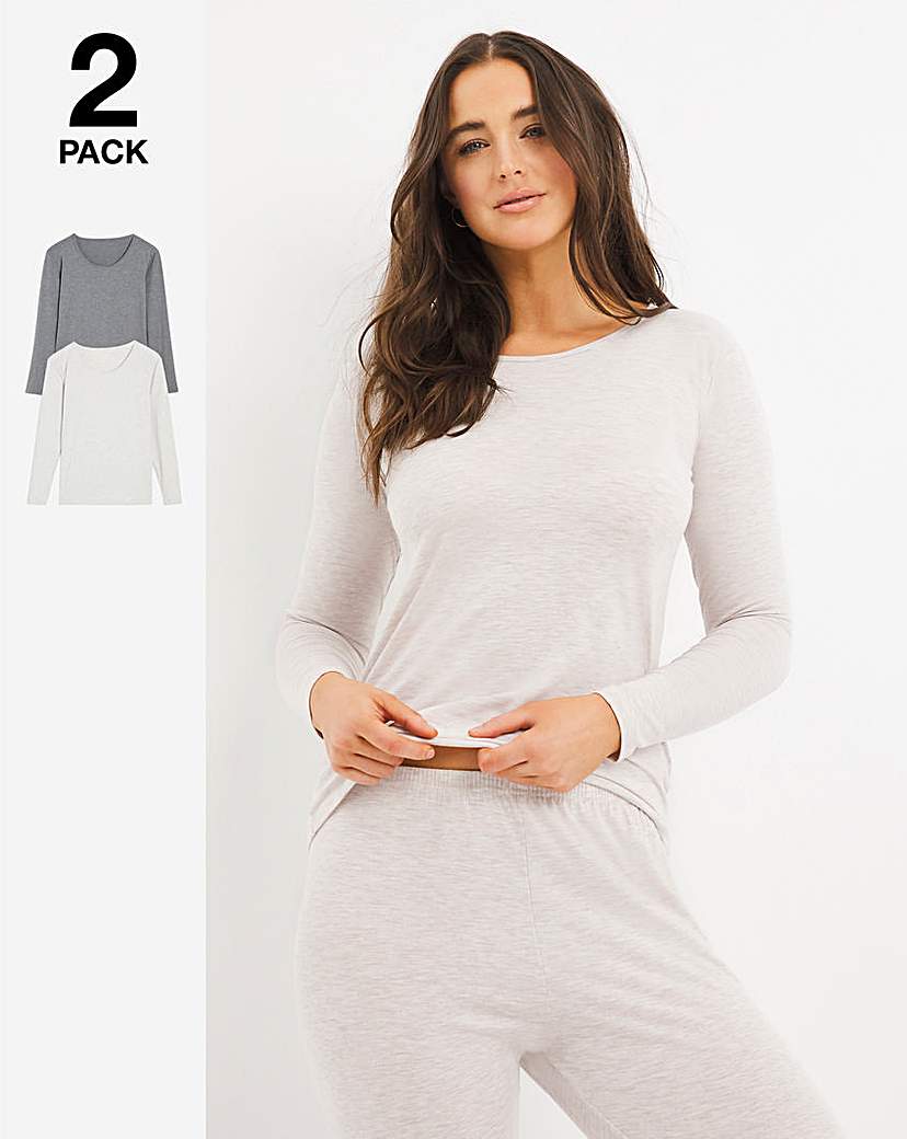 2 Pack Thermal Long Sleeve Tops