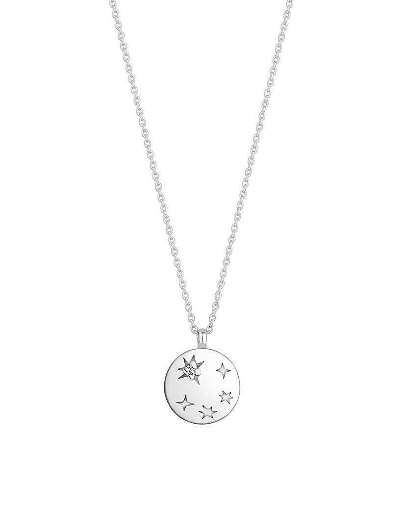 Simply Silver Celestial Pendant Necklace