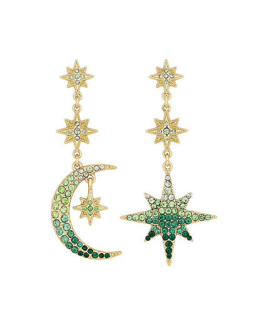 Lipsy Gold Oversized Shell Earrings