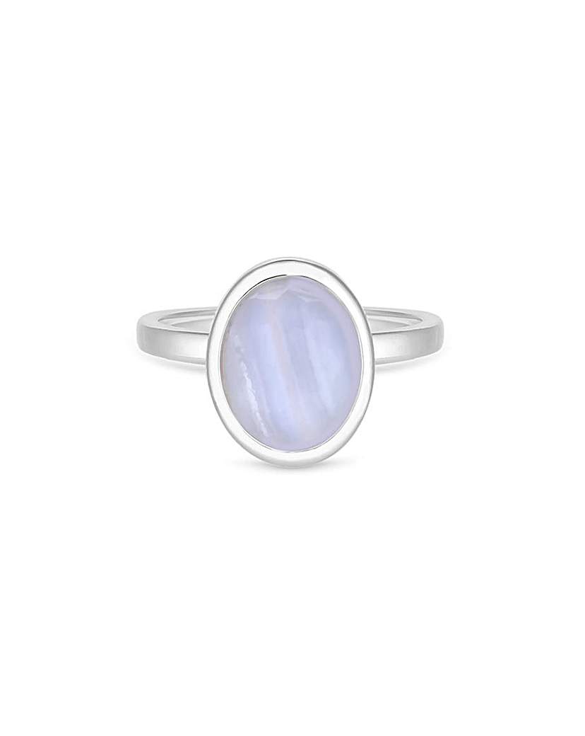 Simply Silver Agate Ring