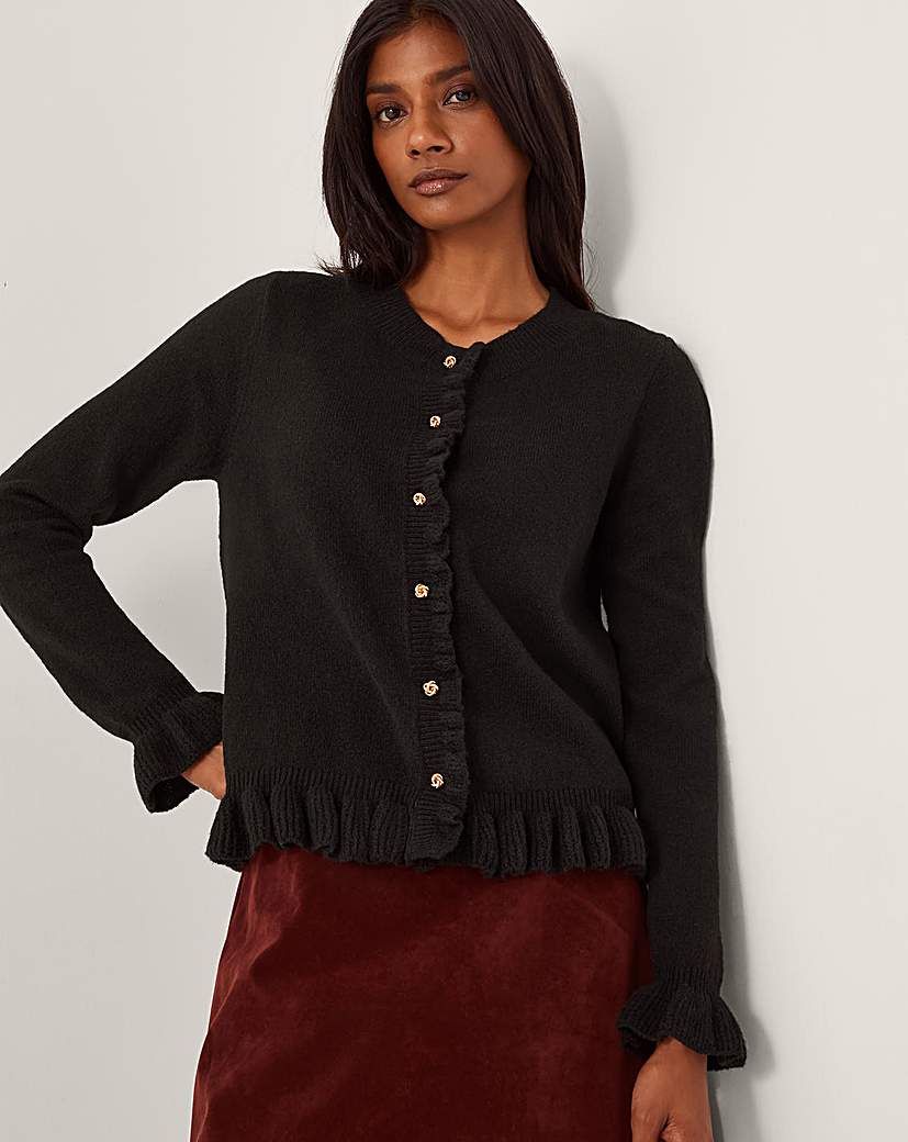 New In - Monsoon Rina Ruffle Cardigan