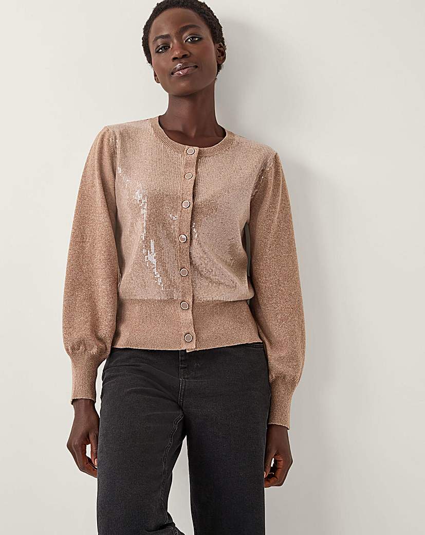 New In - Monsoon Simmi Sequin Cardigan