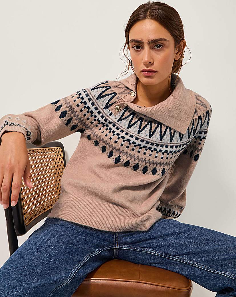 New In - Monsoon Fifi Fair Isle Jumper