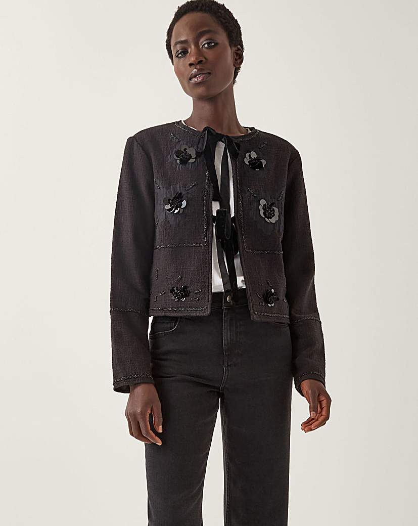 Monsoon Lola Tie Front Jacket