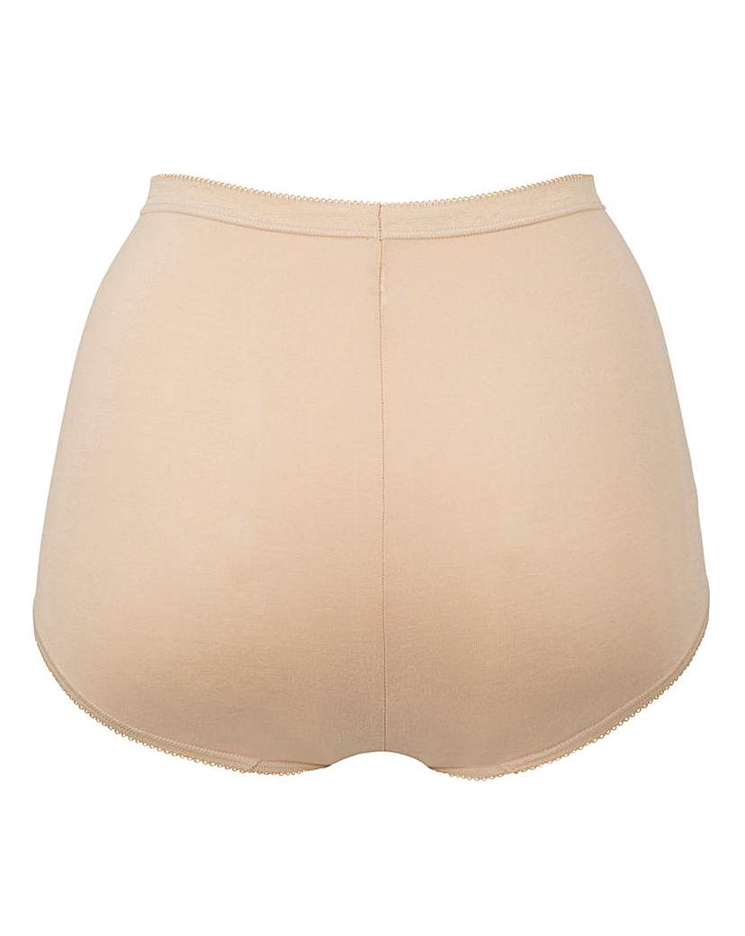 Sloggi 3Pk Basic Maxi Knicker Wht/Blk/Sk