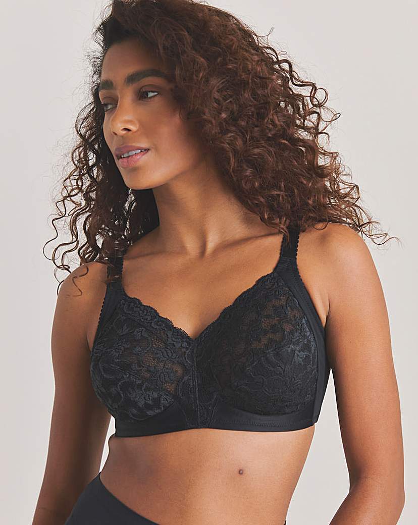 Triumph Black Delicate Doreen Nonwired Bra Blk - 34B