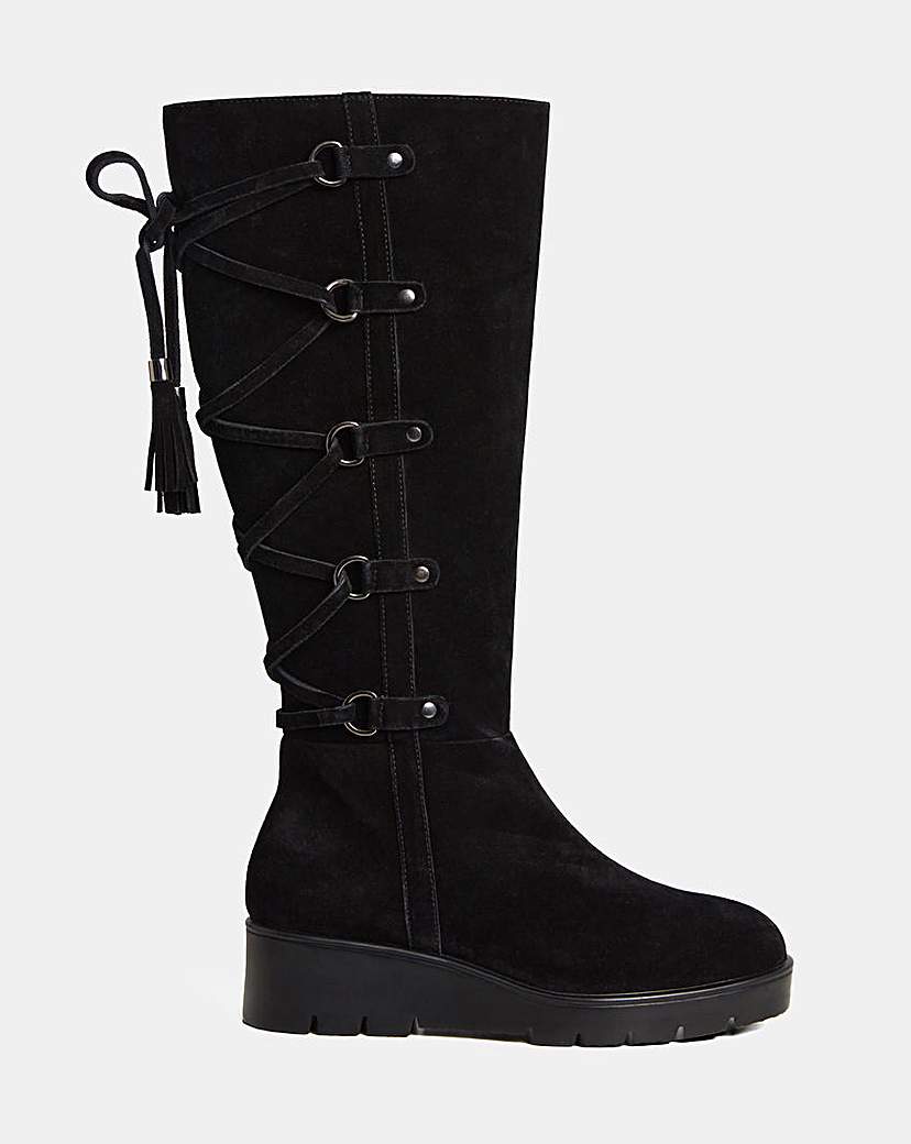 Joe Browns Suede Lace Up Boots EEE