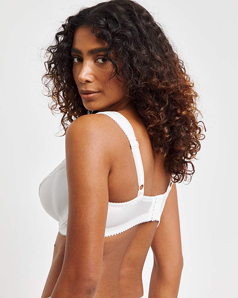 Miss Mary Full Cup Wired Bra White