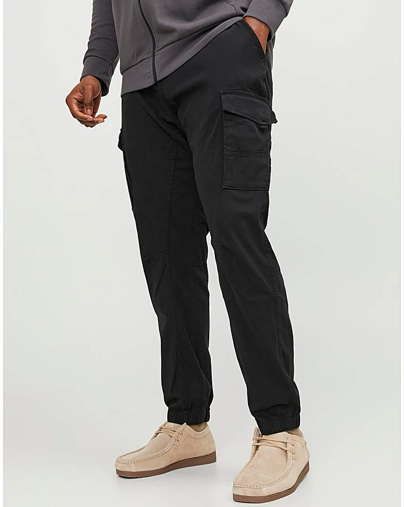 Jack & Jones Black Paul Cargo Trouser