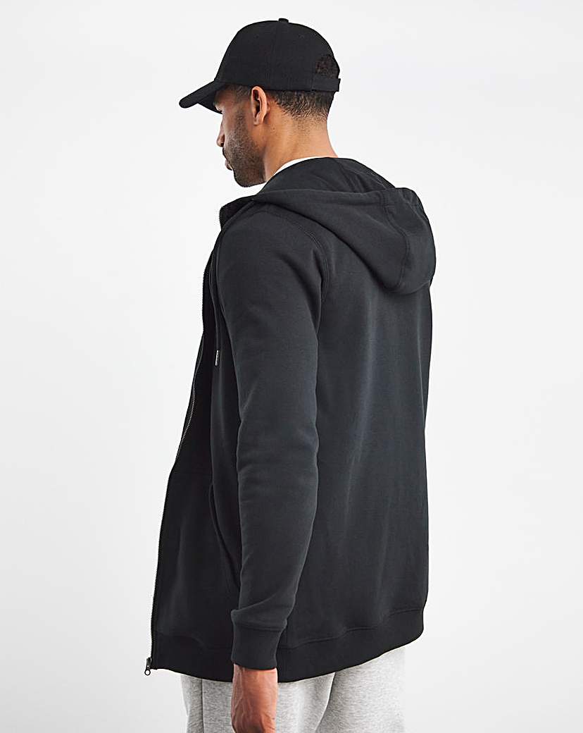 Full Zip Hoodie Extra Long