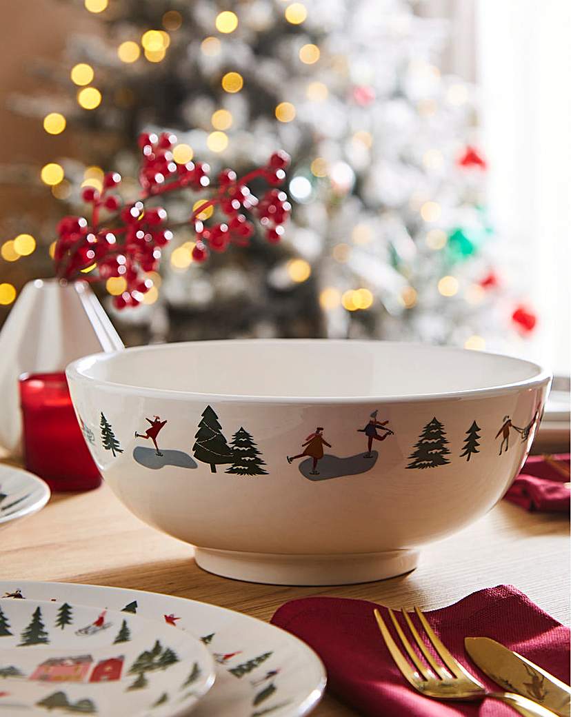 New In - Joyful Winter Serving Bowl