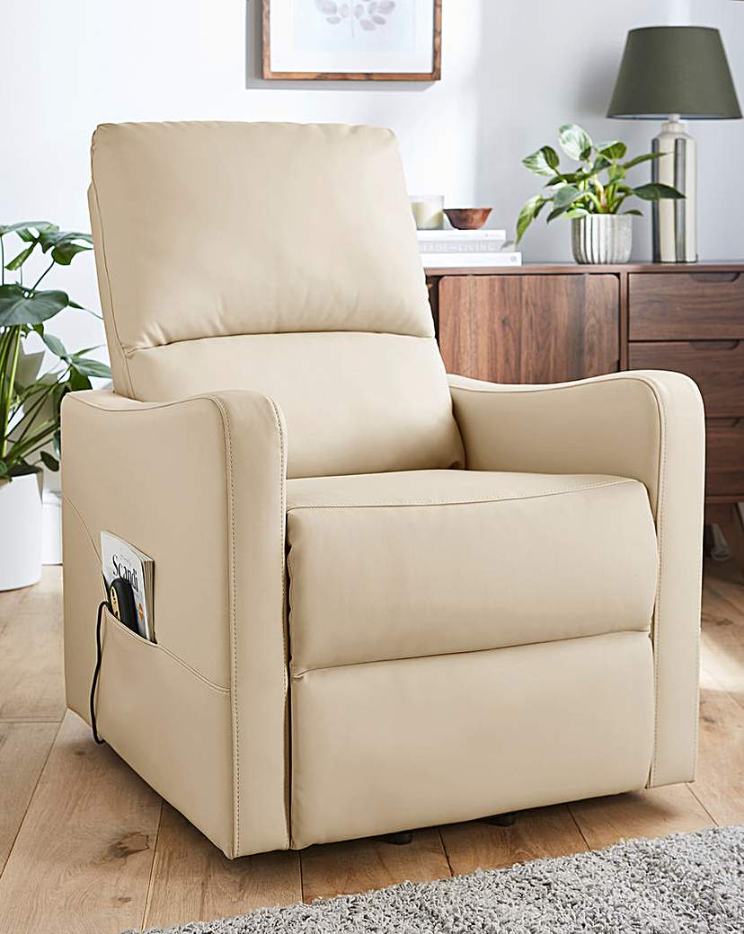 Lincoln Faux Leather Electric Armchair